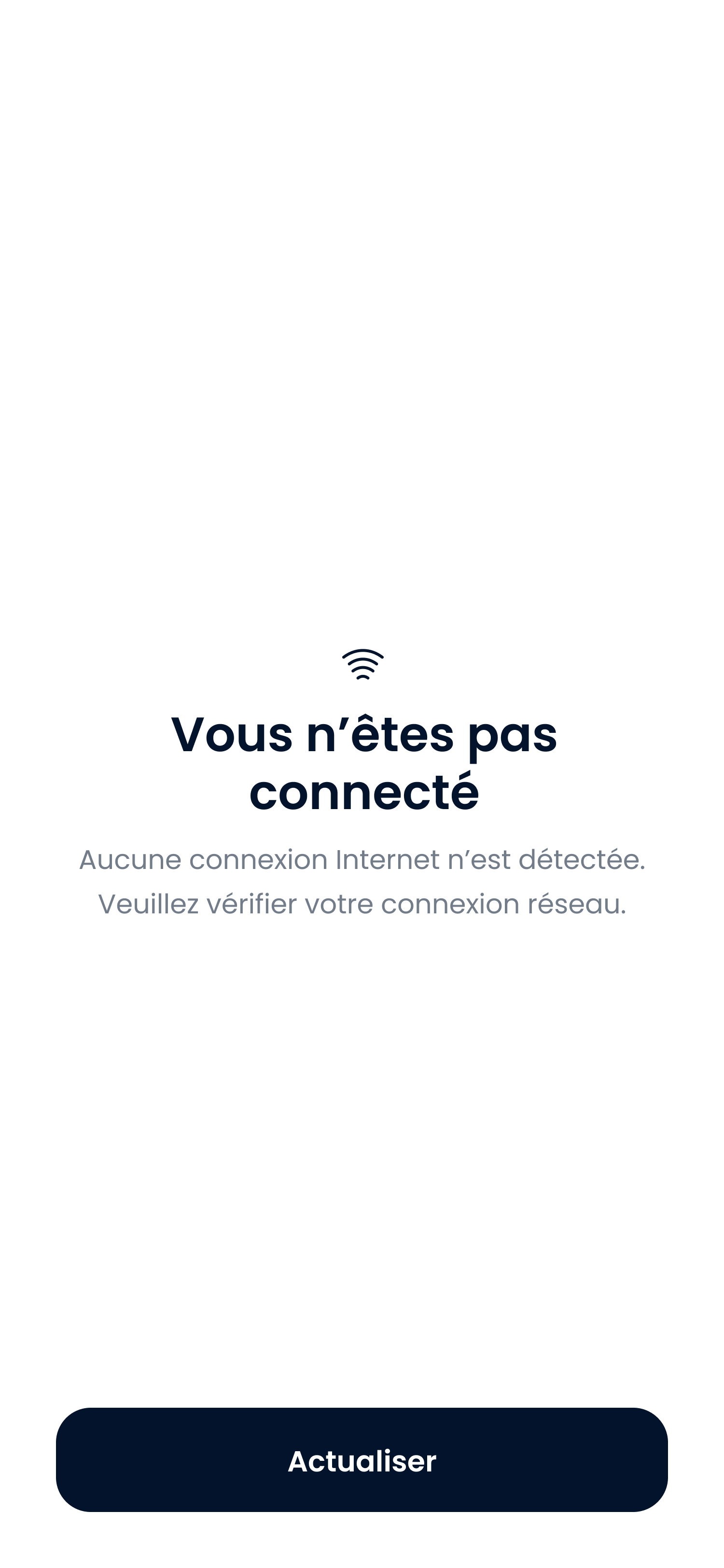 Maquette du package Vérification Internet
